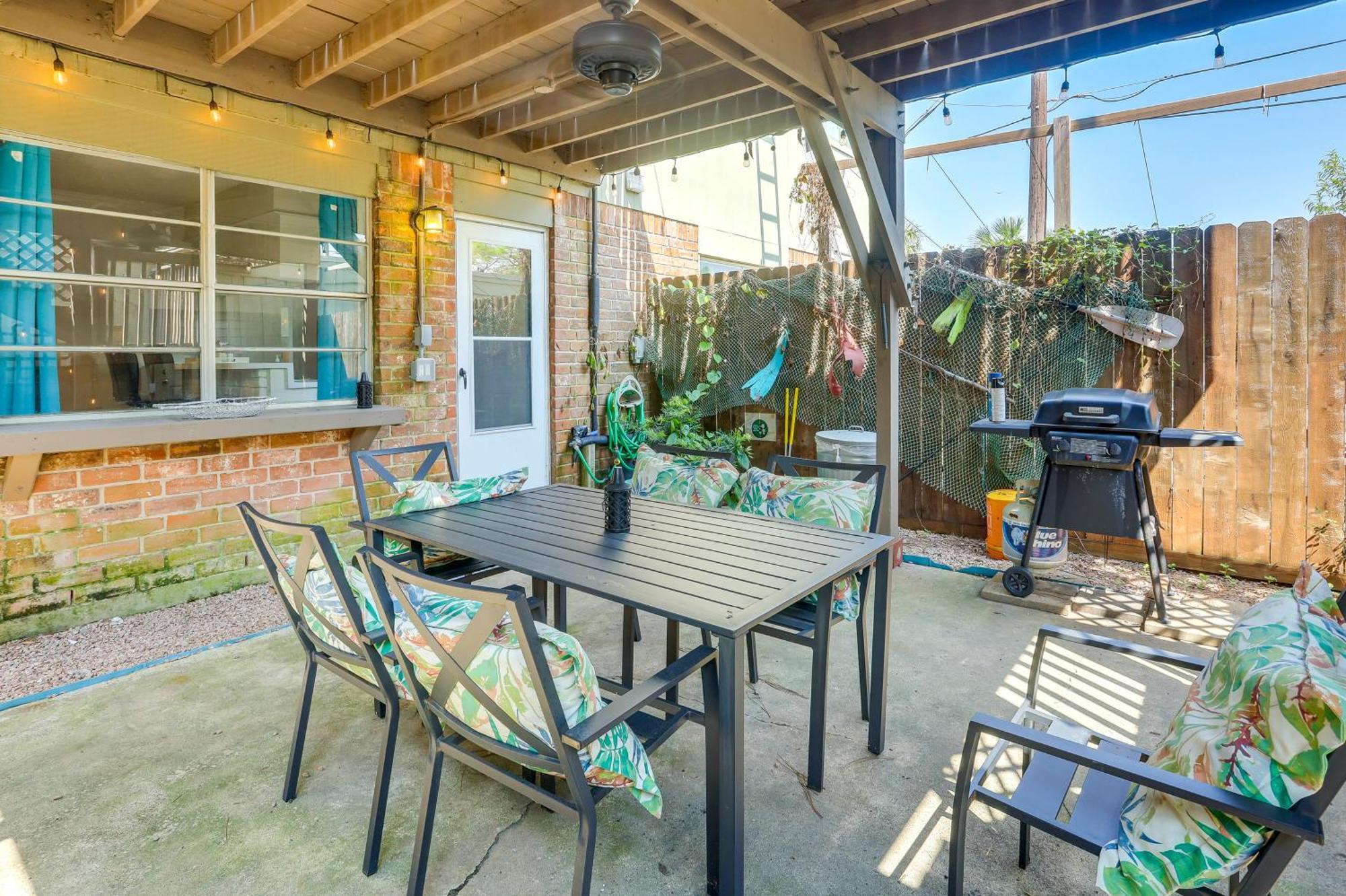 Townhome Near Beach In Galveston Furnished Patio! Exterior photo